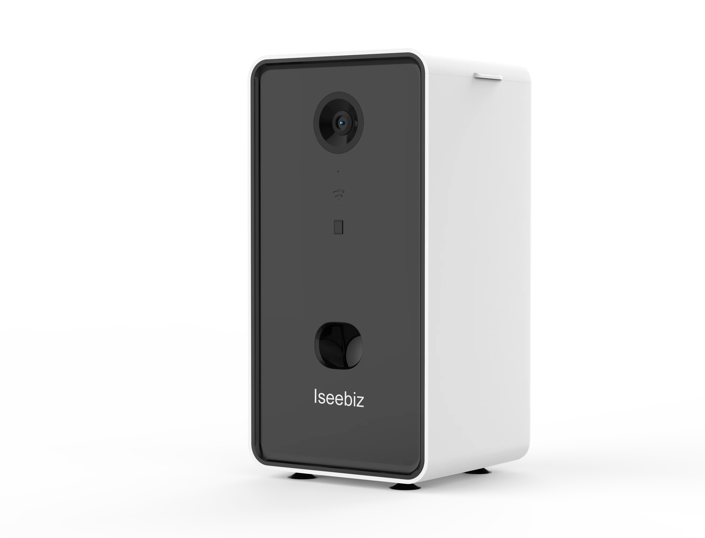 Feeder Iseebiz дозатор для собак с дистанционным управлением Wi-Fi для домашних животных с двусторонним аудио и ночным видением - Цвет: Feeder