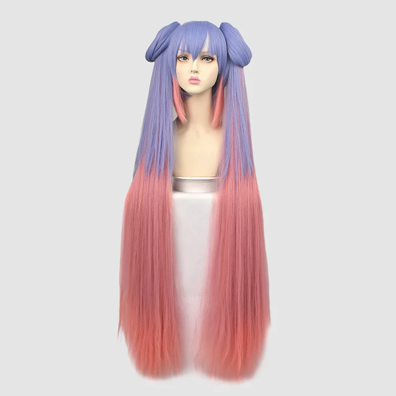 

Blue Gradient Purple Color Pink Cosplay Wig