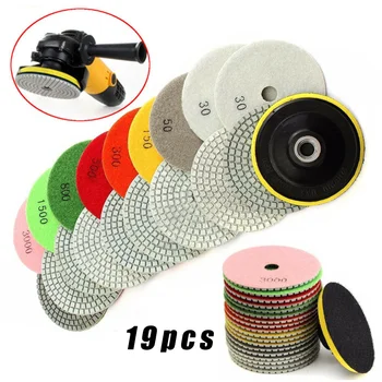 

Wet/Dry Polishing Pads For Granite Concrete Stone Marble Abrasive Grinding