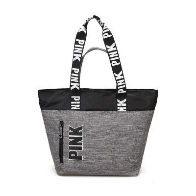 Новые женские дорожные сумки, органайзер, розовая Женская спортивная сумка для фитнеса, нейлоновая Мужская спортивная сумка, водонепроницаемая сумка на плечо, сумки для багажа - Цвет: E style gray