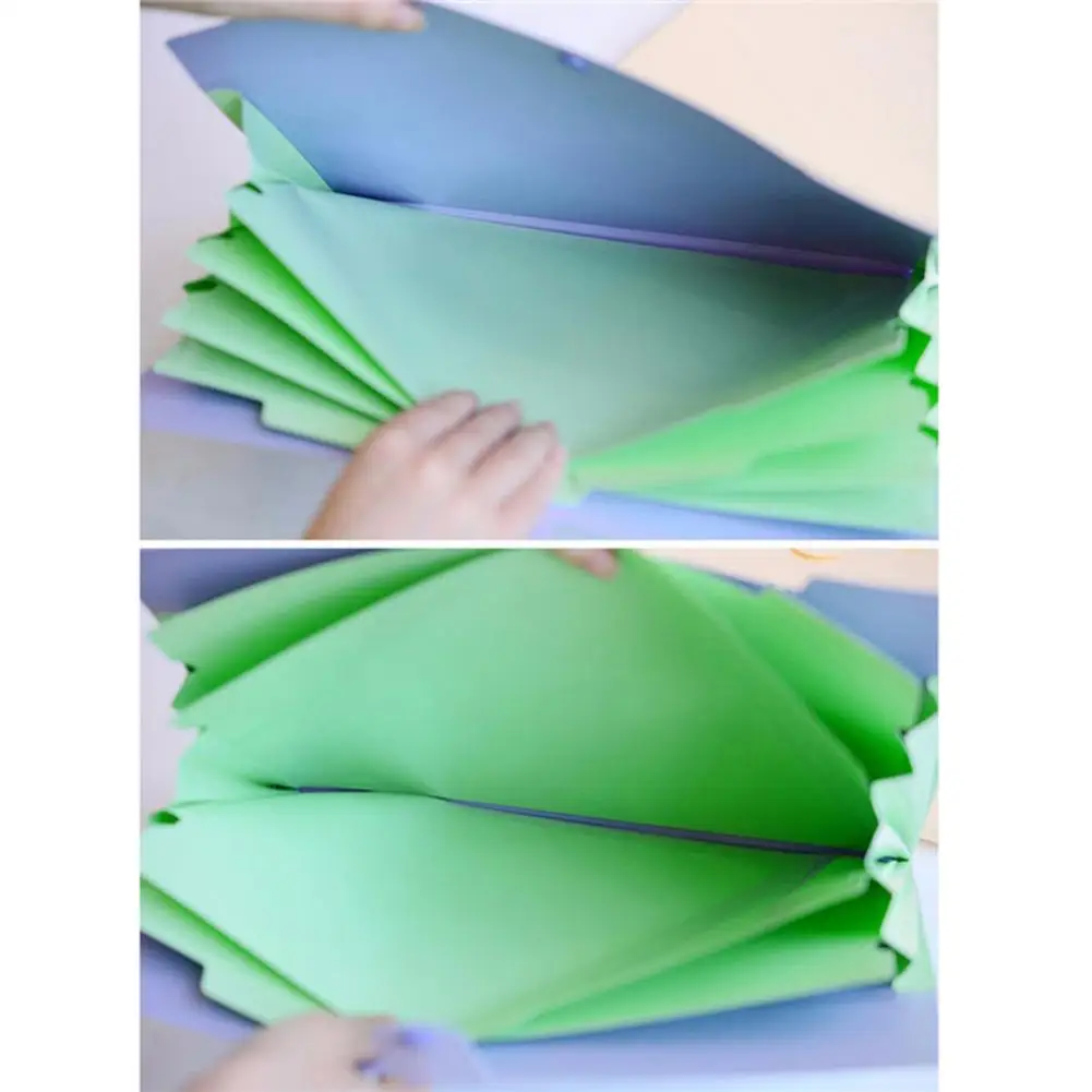 Горячая канцелярская сумка 5 слоев A4 бумажная папка для документов папка поставка прочный портфель ПВХ-Сумка для документов папка для файлов