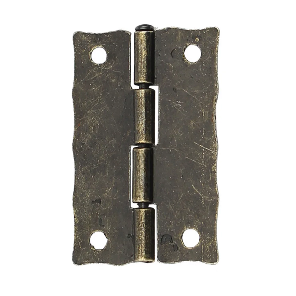 36*23mm Furniture Hinge Cabinet Drawer Door Butt Hinge Antique Bronze Decorative Hinges for Jewelry