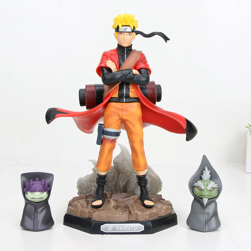 22 см Uzumaki Наруто Сэйдж режим Фигурки игрушки наруто Shippuden аниме фигурка с лягушкой Коллекционная модель игрушки куклы - Цвет: no box