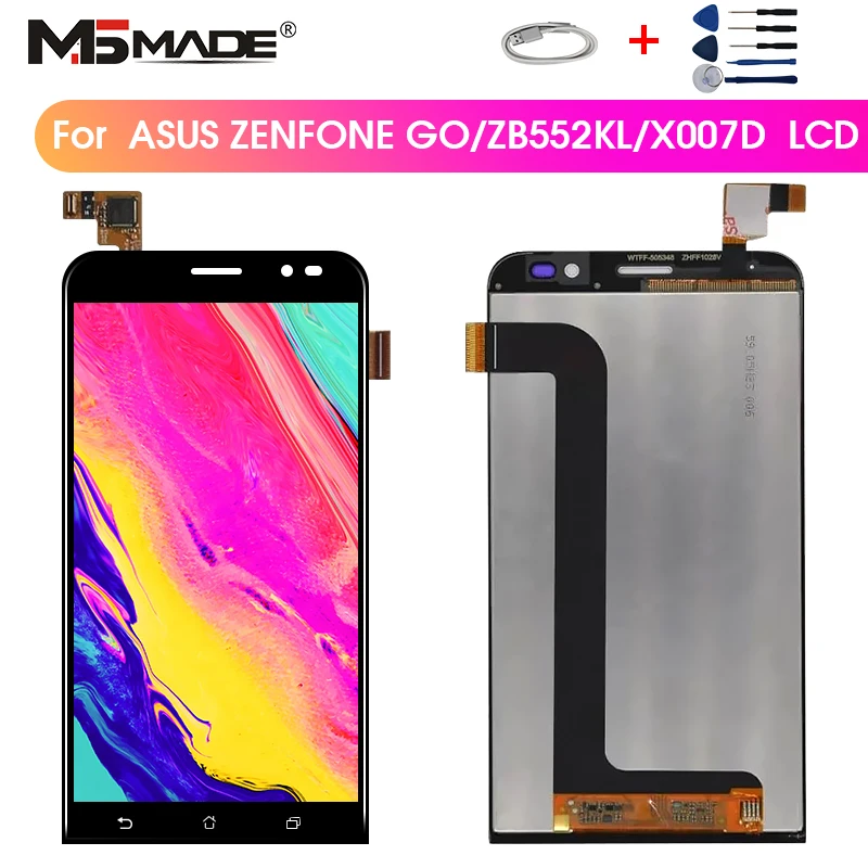 

5.5'' For Asus Zenfone GO ZB552KL X007D Display LCD Touch Screen Digitizer Assembly For ASUS X007D ZB552KL LCD With Frame