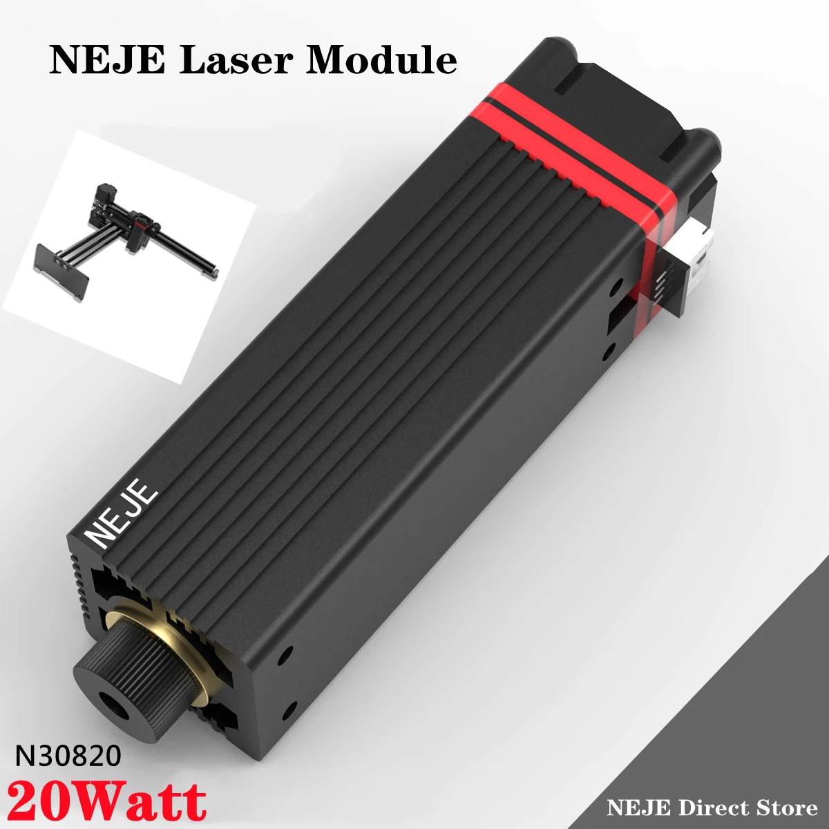 NEJE 20W N30820 CNC Laser Module with Interface Adapter Board for DIY