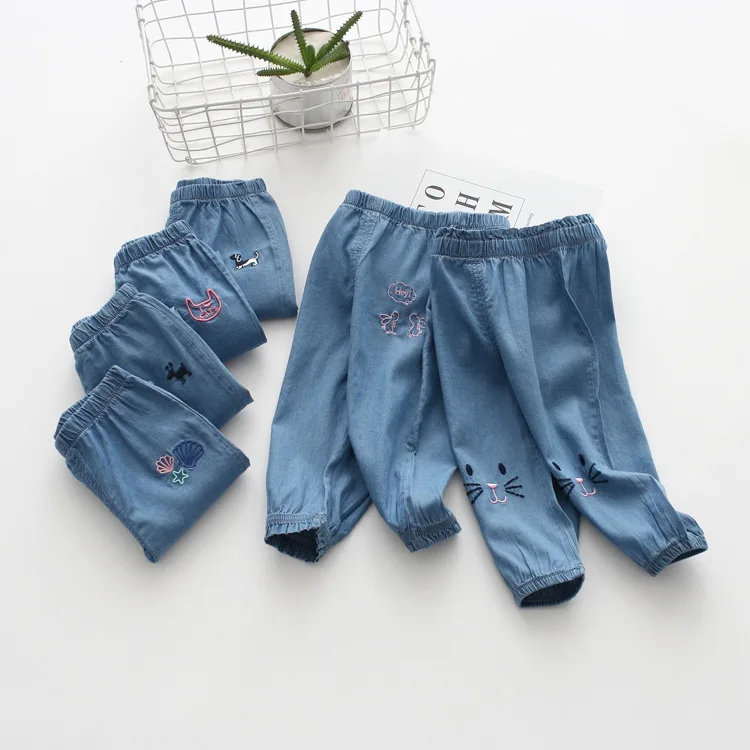 

Can Pick Code a Generation of Fat 2019 Spring And Summer Cartoon Elasticity Tencel Anti Mosquito Pants Jeans Small Can Open File