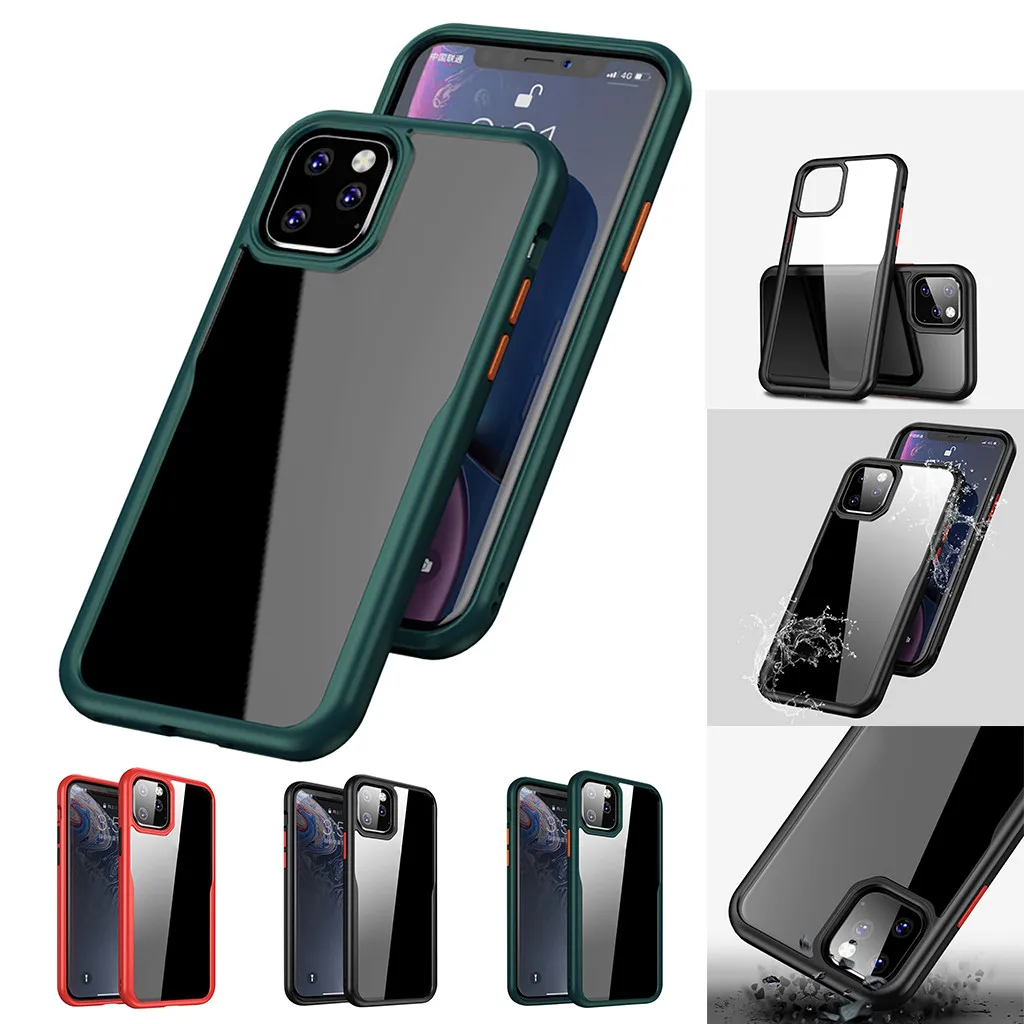 1 шт., тонкий ТПУ чехол для iPhone 11 pro Max, 6,5 дюймов, амортизация, прозрачный ТПУ защитный чехол для iPhone 11 pro Max