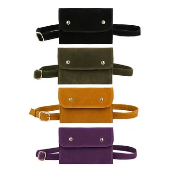 

Fashion Waist Bag Women Velour Waist Fanny Pack for Women Retro Velvet Hip Bum Belt Bag Chest Pouch Handbags brusttasche