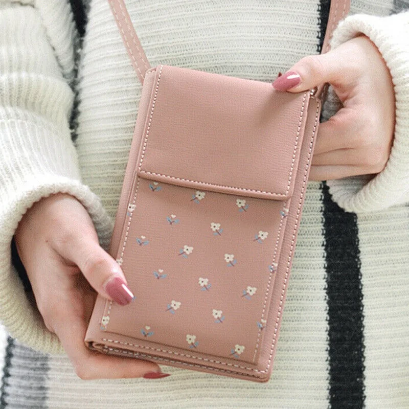 

New Style Mini Crossbody Shoulder Bag Flower Multi-functional Phone Purse Small Handbag for Women