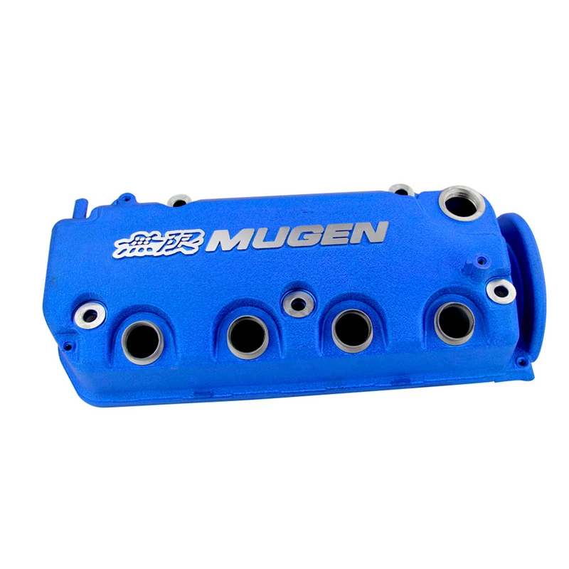 Blue Mugen Стиль клапан гонки коромысла двигателя крышка камеры для Honda Civic D16 VTEC D16Y8 D16Z6 - Цвет: Blue