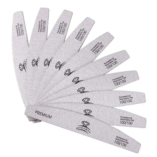 Alternative view of 10pcs Zebra Nail Files Set: Buffers for Gel Polish