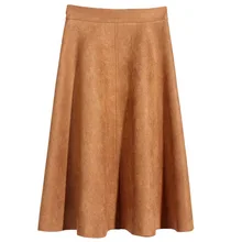 #Special Offers Suede Velvet Midi Skirt Women Autumn Winter High Waist A-line Black White Short Skirts Retro Flare Pleated Warm Skirts #Special Offers Suede Velvet Midi Skirt Women Autumn Winter High Waist A-line Black White Short Skirts Retro Flare Pleated Warm Skirts