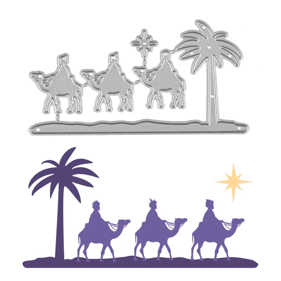 

Naifumodo Desert Traveler Metal Cutting Dies Scrapbooking Craft Dies Stencil Album Embossing Card Making Die Cut New Dies 2019