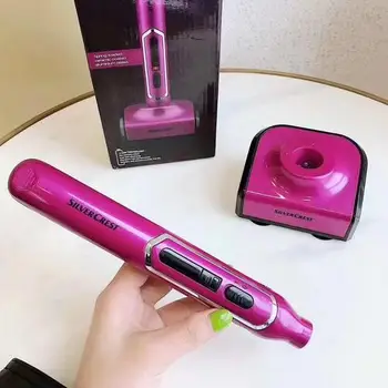 

New 2in1 Twist Hair Straightener Wireless Shape Artifact Straight Hair Curler Portable Electric Splint Straight Volume Dual-Use