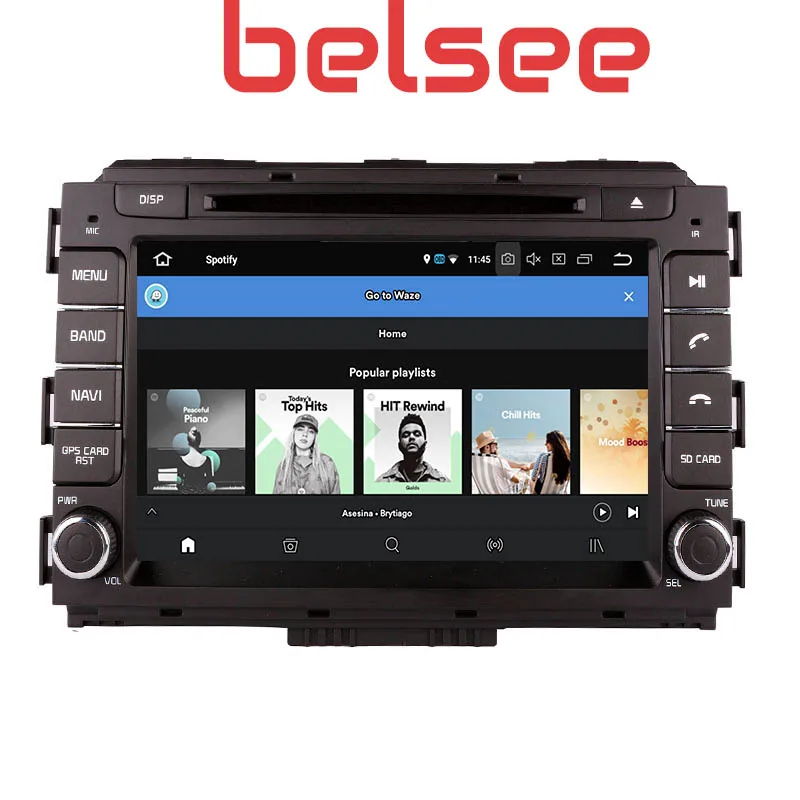 Discount Belsee PX5 Ram 4GB Android 9.0 Car Multimedia GPS Navi Head Unit Radio Stereo for Kia Carnival Sedona 2015 2016 2017 2018 2019 3