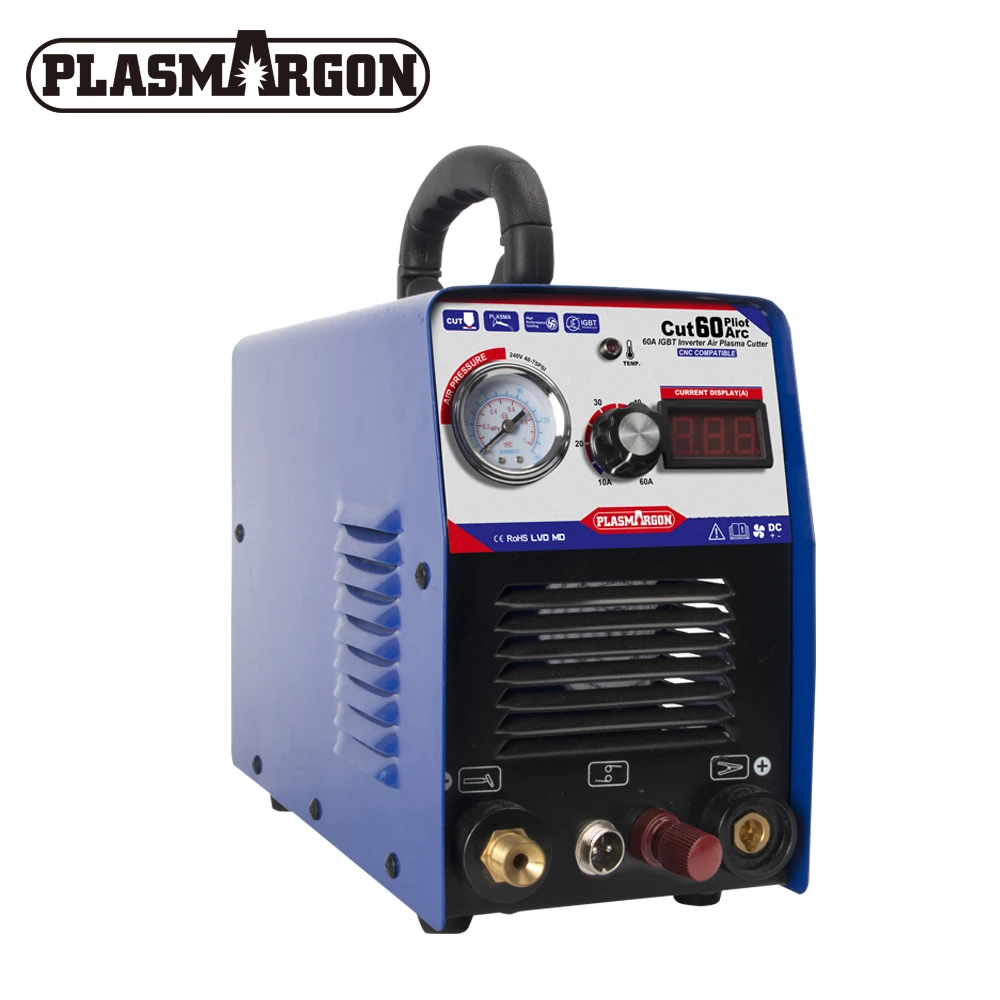 ICUT60P Plasma Cutters Cutting Machine Pilot Arc CNC Compatible 60A WSD60 Torch 110/220V ICUT60P Plasma Cutters Cutting Machine Pilot Arc CNC Compatible 60A WSD60 Torch 110/220V