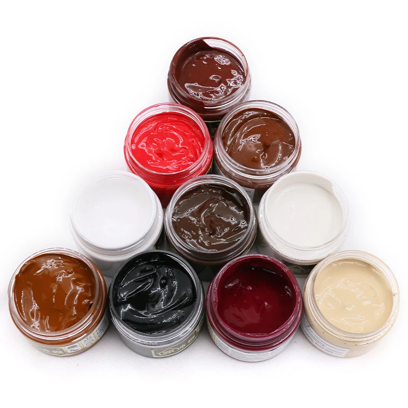 30ml Dark Red Leather Coloring Paint Shoe Cream for Bag Sofa Car Seat  Scratch Leather Dye Repair Restoration Color Change Paint