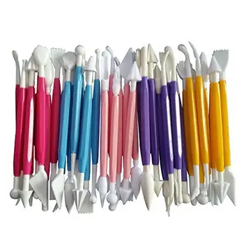 

Cake Decorating Kit Baking Fondant confectionery maker Supplies Double Ended confectionery Baking Sculpting Modeling Tool