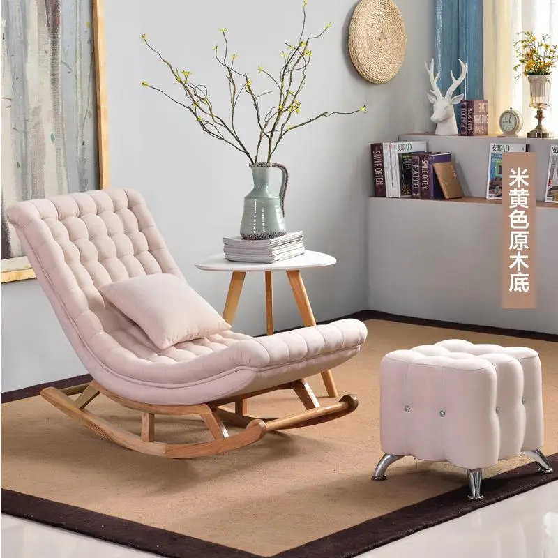 style 9 Европейское счастливое кресло-качалка для отдыха, шезлонг, балконное кресло-качалка, одноместный диван, кресло Сиеста, кресло-качалка - Цвет: style 9