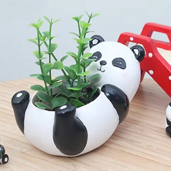 

Modern Cartoon Succulent Planter Pot Resin Creative Handicraft Animals Kawaii Shape Desktop Decoration Flower Pots