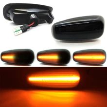 

2x Dynamic Amber Full LED Side Marker Light For Hyundai Elantra i30 Azera Avante Kia Rio 3 Ceed ED Carens Turn Signal Light Lamp