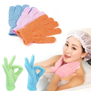 

1PC Bath Glove UxradG Creative Nylon Exfoliating Body Scrub Gloves Shower Bath Mitt Loofah Skin Bathing Gloves