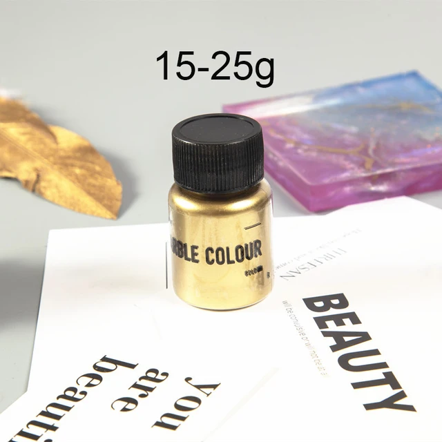 Shimmer Metallic Gold Pigment Pearl Colorant Pearlescent Pigment For Jewelry Making Diy Epoxy Resin Mold Color Dye Pigments 24K gold