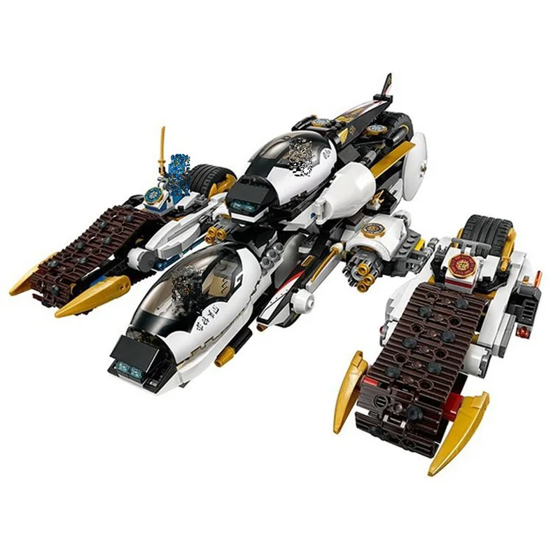 

10529 Ninja Series Ultra Stealth Raider Compatible with Legoinglys Building Blocks Four in One Deformation Chariot Toys for Kids