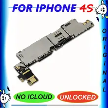 Оригинальная материнская плата для iPhone 4S Полная разблокировка icloud разблокировка чистая материнская плата IOS материнская плата с полным чипом основная плата