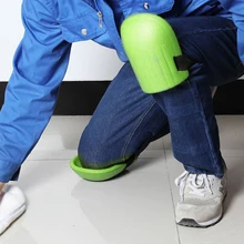 

1 Pair Foam Knee Pads For Worker Thick Soft Non-Slip Work Knee Protectors With Adjustable Strap For Gardening Cleaning Flooring