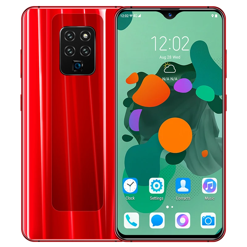 Cectdigi mate 35 3D стеклянная задняя крышка 5MP 2MP 6,3 дюймов 3000 мАч Android 5,1 2G+ 16GQuad core 2SIM Drop screen Face ID разблокировка телефона - Цвет: Red