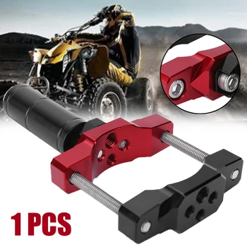 

Hot Mayitr 54mm Red CNC Motorcycle Post Clamp Head Spot Light Mount Fixed Bracket Rod Motorcycle Handle Extension Post Clamp