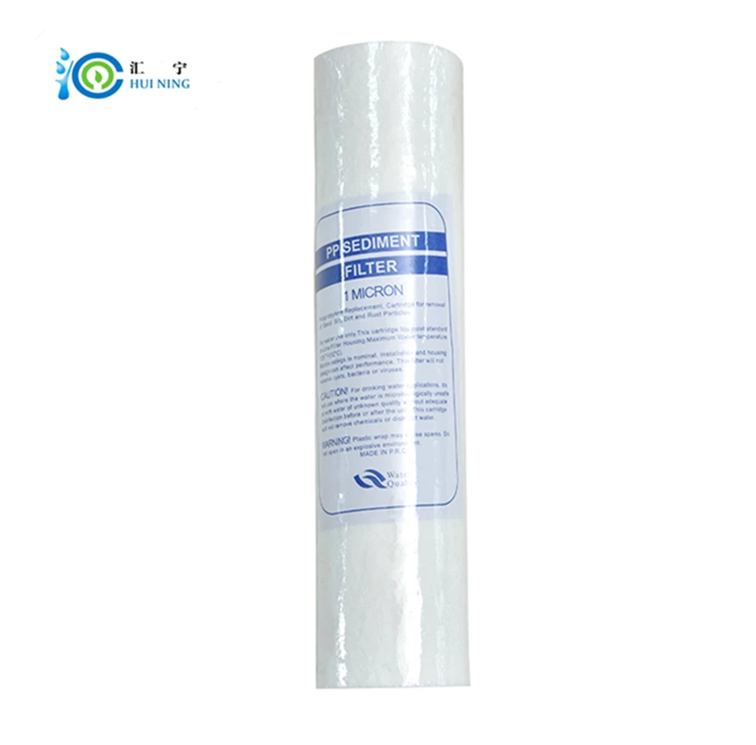 

PP Cotton filter 10 Inch 1 Micron Sediment Water Filter for System Reverse Osmosis pp High quality
