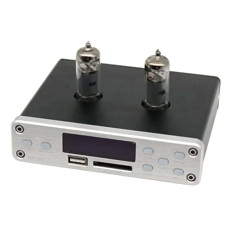 59157 Завеса NFJ и FXAUDIO DP-02 Hi-Fi предусилитель Мини ламповый предусилитель U диск SD карты Bluetooth 3,5 мм разъем для наушников - Цвет: 59157