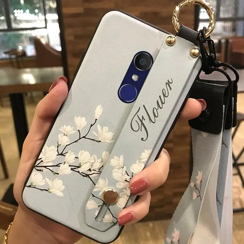 Wristband Dirt-resistant Wrist Strap Phone Case For Alcatel 1C Flower Series Anti-dust Shockproof Cover Holder New Arrival | Мобильные