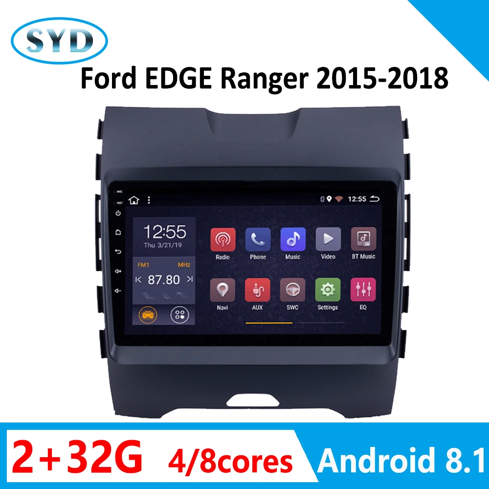 Центральный Мультимедиа для Ford EDGE ranger 2015 2016 2018 RAM 2G ROM32G Авторадио система GPS