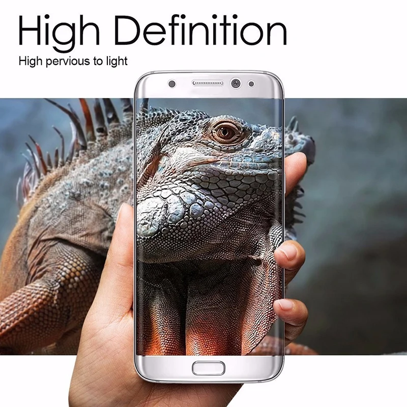 Защитное стекло S7 Edge для Samsung S6 Plus защита экрана 3D изогнутая Galaxy S 6 7 7S 6S защитная