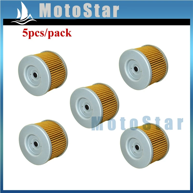 Масляный фильтр для TRX500FM2 TRX420TM1 TRX420FE1 TRX500FM1 TRX420FM 15412-HM5-A10 - Цвет: 5 pieces