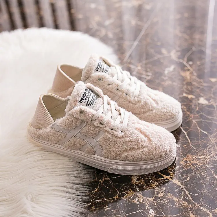 

Women shoes falt sneakers fashion casual shoes women Cotton Fabric Solid Lace-Up Round Toe