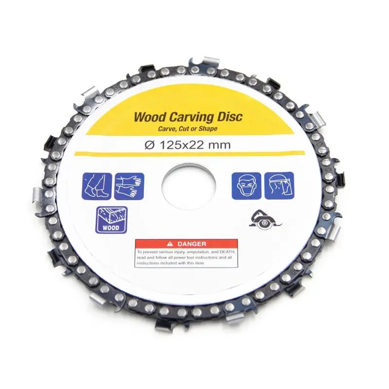

5 Inch 14Tooth Grinder Chainsaw Disc for Cutting Wood Saw Blade Chain Circular 125*22mm