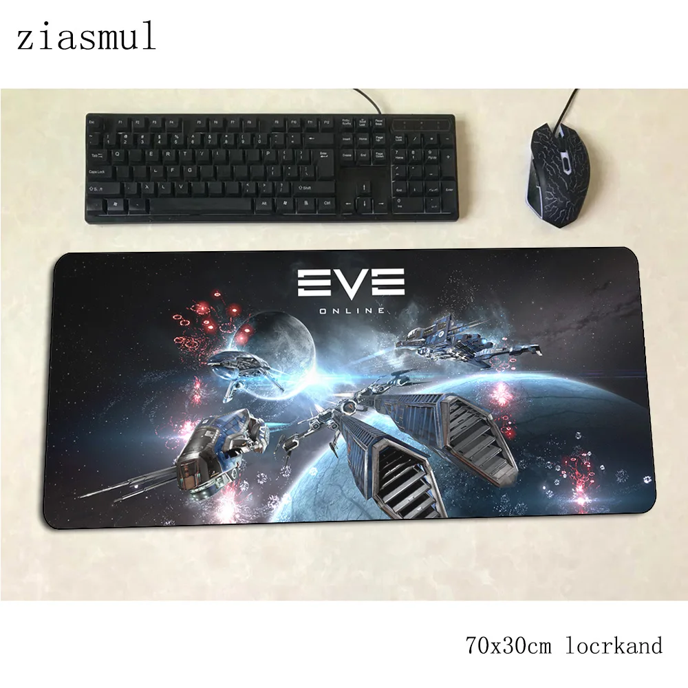 Игровой коврик для мыши eve online игровой на день рождения 70x30 см Настольный ноутбука