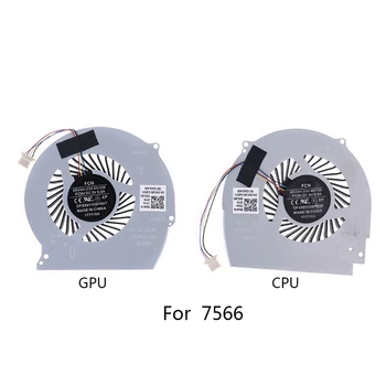 

CPU GPU Cooling Fan for Dell Inspiron 7566 7567 Laptop Fan Cooler Notebook Computer Replacement Accessories