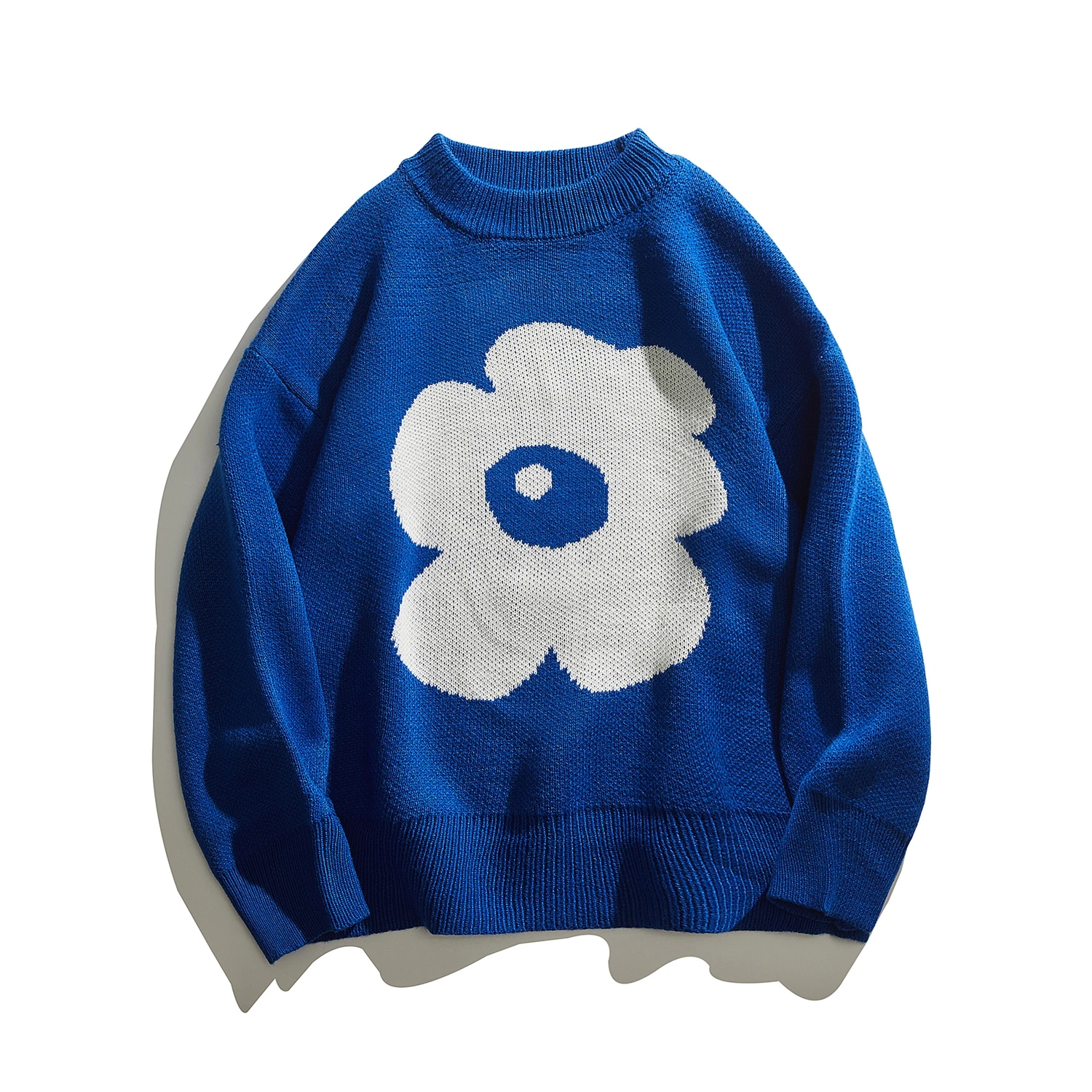 

2021 Men's New Round Neck Pullover Casual Printed Sweater