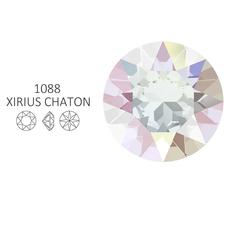 Оптовая продажа 1088 оригинальные Стразы с кристаллами swarovski-elements Xirius chaton острые