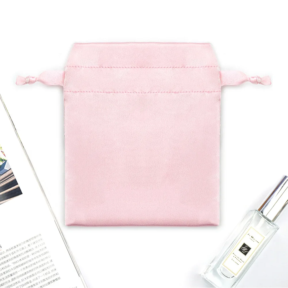 Pink Bag Гладкая ИМИТИРОВАННАЯ шелковая маска для сна для век переносная дорожная повязка на глаза отдых, сон повязка на глаза Ночная спальный патч от храпа - Цвет: Pink Bag