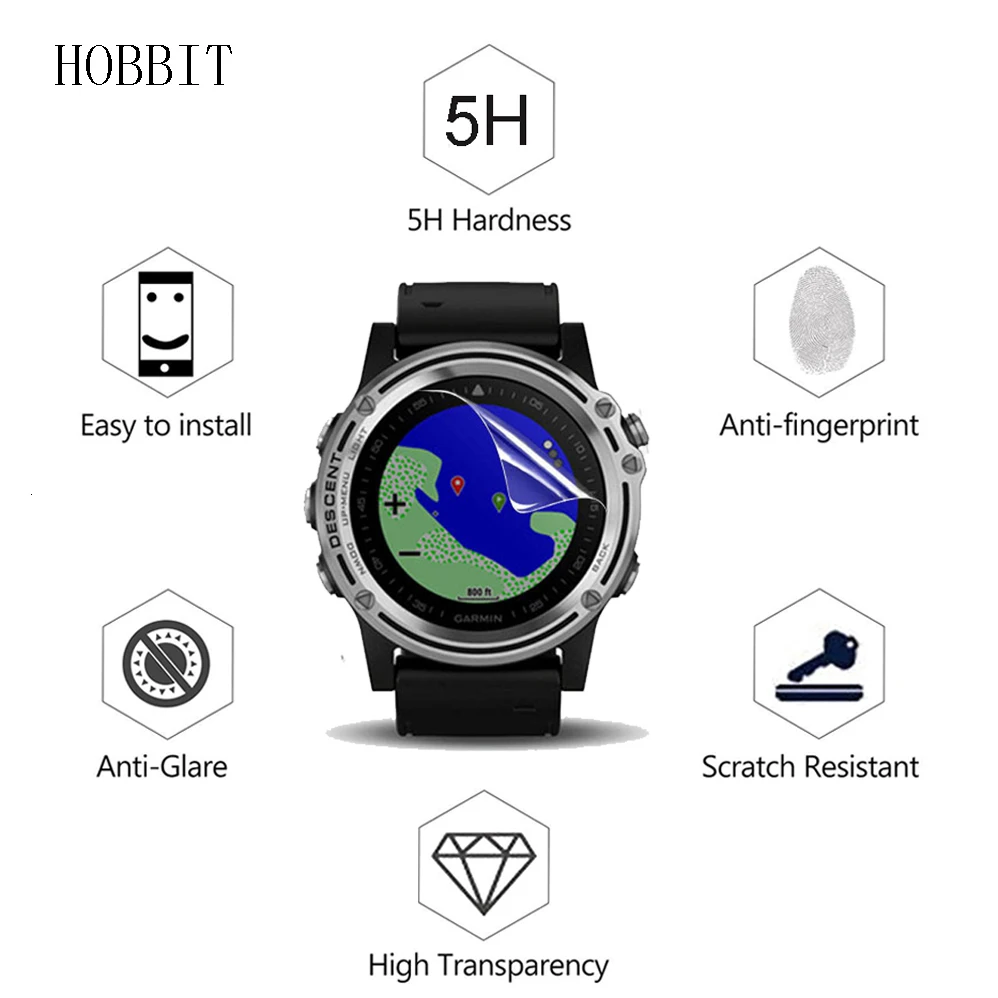 3 упаковки для Garmin Descent Mk1 Smartwatch lcd пленка HD против царапин анти-пузырьки Защита экрана для Garmin Guard