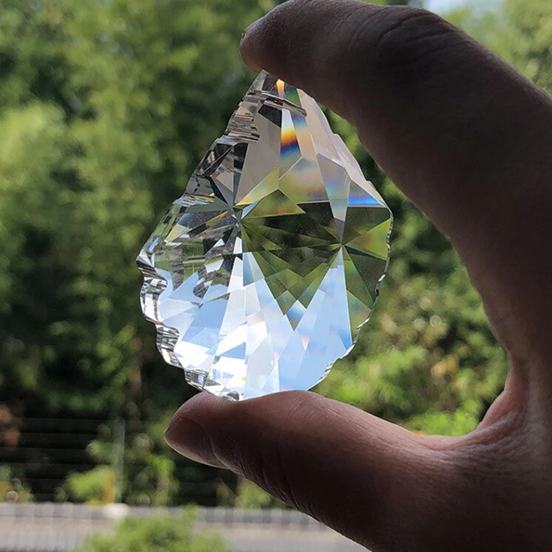 Прозрачное стекло люстры кристаллы Ламповые призмы части Висячие капли Подвески 38 мм 58 мм