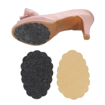 

1Pair Anti-Slip Shoe Sole Sticker for High Heel Sandal Boot Self-Adhesive Forefoot Mat Front Pads Shoe Protector Grip Insert