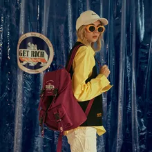 Новая Корейская версия диких моды ins ветер супер огонь плеча Путешествия рюкзак колледж Студенческая сумка женская