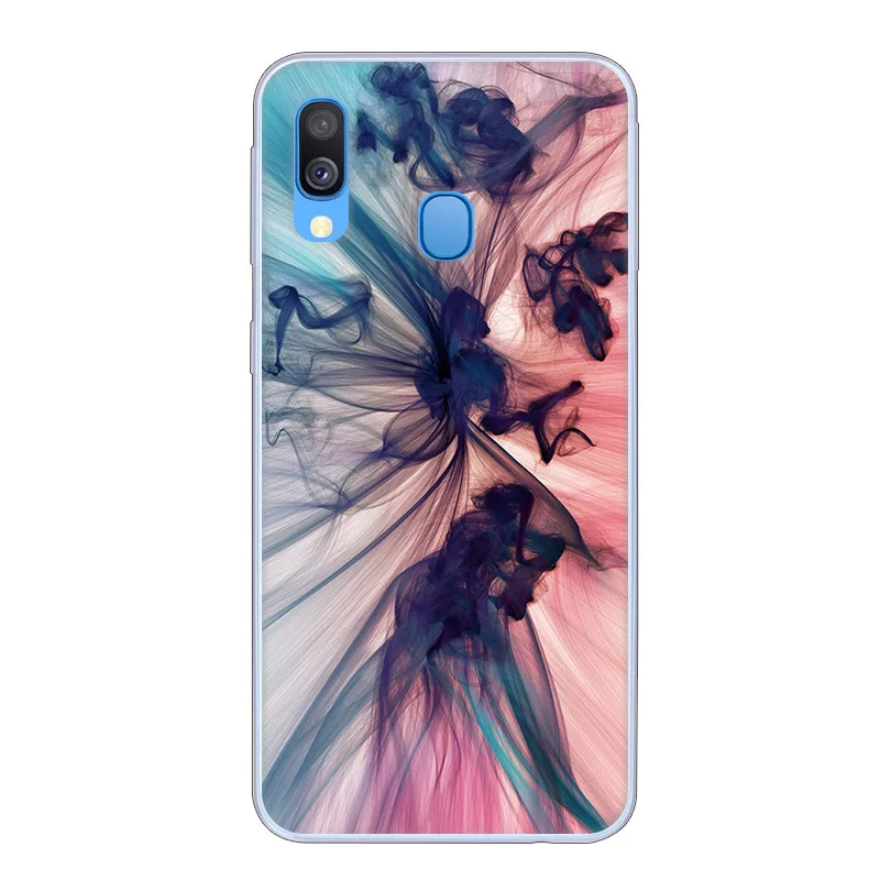 Мягкий силиконовый чехол ТПУ для samsung Galaxy A40, чехол s с мультяшным животным, нарисованная задняя крышка, чехол для samsung A40 A 40, бампер для телефона 5,9 - Цвет: 58